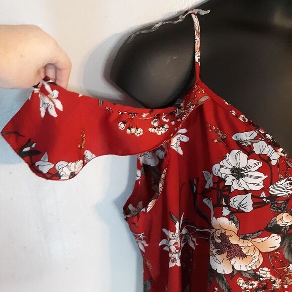 Shein spaghetti strap flutter sleeve blouse - Picture 5 of 5